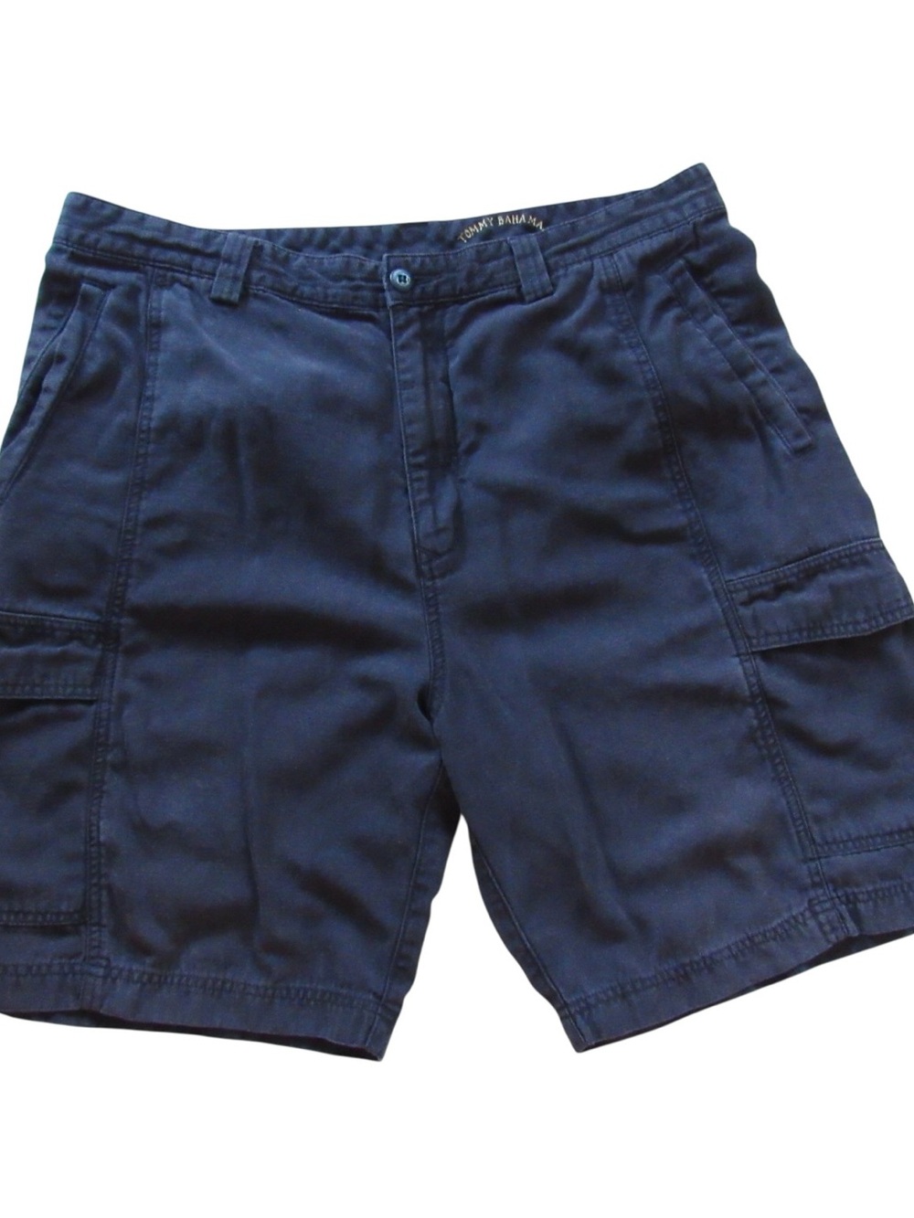 Tommy Bahama Relax Mens Shorts 36 Deep Navy Black Side Pockets Stretch Classic